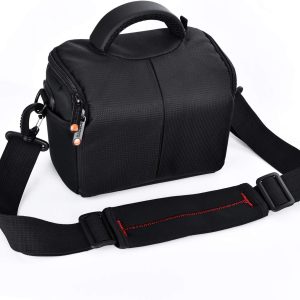 FOSOTO Waterproof Anti-shock Camera Case Bag Compatible for Canon Powershot SX540 SX530 SX60 SX420 HS M5,Nikon Coolpix L340 B500 B700 L330 L840 P610,Panasonic LUMIX,Sony a6000 Digital Camera