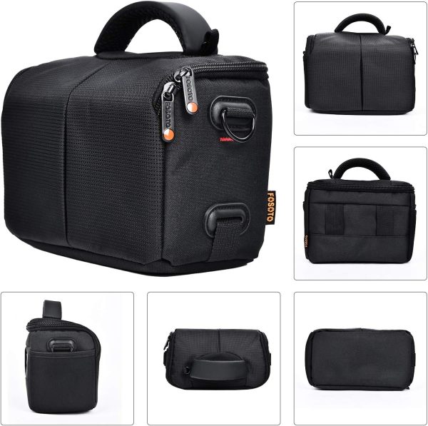FOSOTO Waterproof Anti-shock Camera Case Bag Compatible for Canon Powershot SX540 SX530 SX60 SX420 HS M5,Nikon Coolpix L340 B500 B700 L330 L840 P610,Panasonic LUMIX,Sony a6000 Digital Camera - Image 5