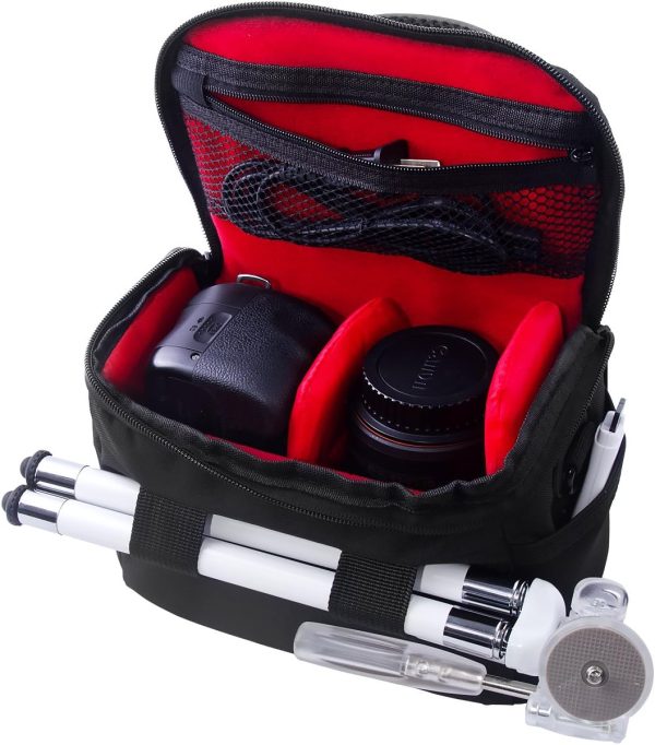 FOSOTO Waterproof Anti-shock Camera Case Bag Compatible for Canon Powershot SX540 SX530 SX60 SX420 HS M5,Nikon Coolpix L340 B500 B700 L330 L840 P610,Panasonic LUMIX,Sony a6000 Digital Camera - Image 8