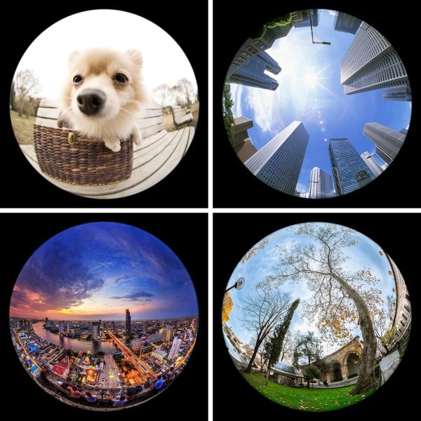 KEYWING Fisheye Lens 198° Fish Eye Phone Camera Lens Kit for iPhone Fish Bowl Camera Lens Attachments for iPhone 7 8 x xr 11 12 13 pro max Samsung Smartphone Black - Image 4